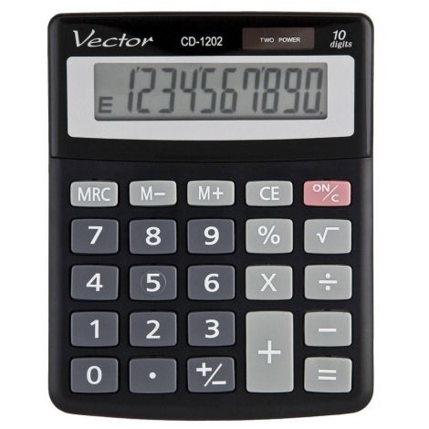 Kalkulator Vector biurowy CD-1202, 10-pozycyjny